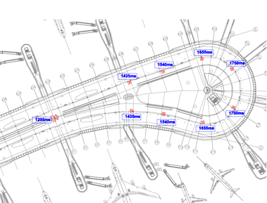 Tekening Abu Dhabi Airport