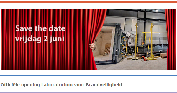 Opening Laboratorium voor Brandveiligheid