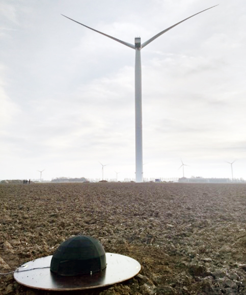 Geluidemissie windturbines